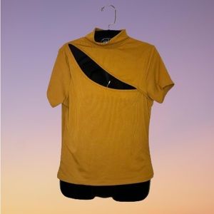 PoshPosh Gold Shirt